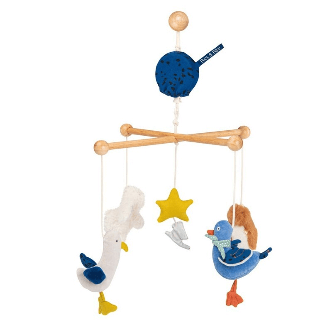 Carrusel musical para cuna de Bebé Puce & Pilou