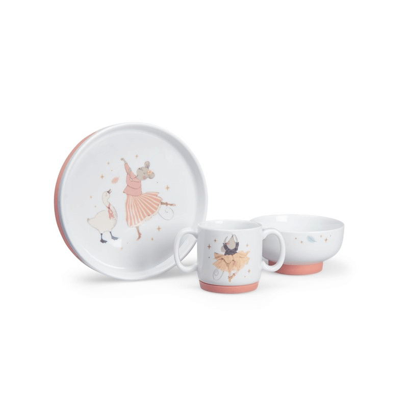 Conjunto vajilla de porcelana Danza Moulin Roty