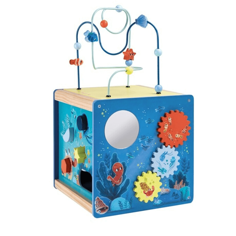 Gran cubo de actividades Jungla Moulin Roty