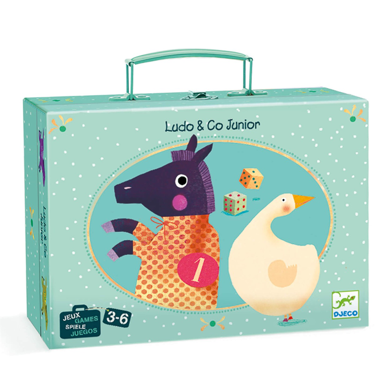 Juego de la Oca y Parchís para peques Djeco
