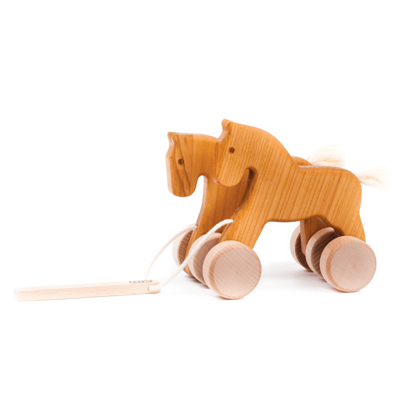 Juguete para arrastrar Caballos Bajo
