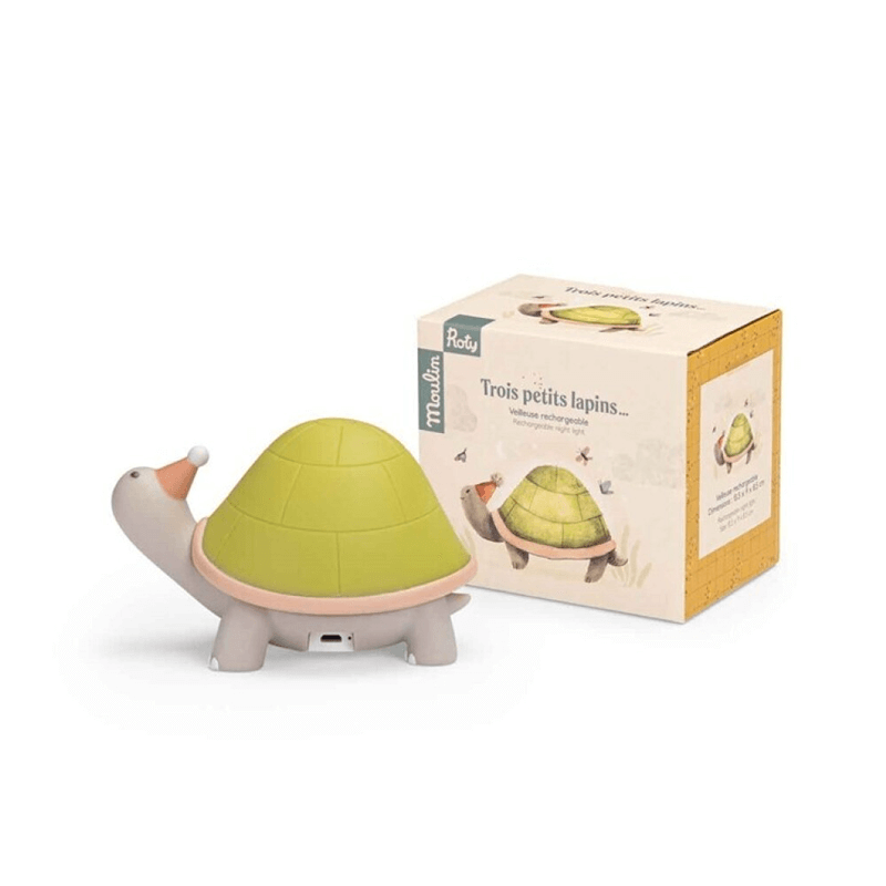 Lamparita Quitamiedos Tortuga USB Moulin Roty