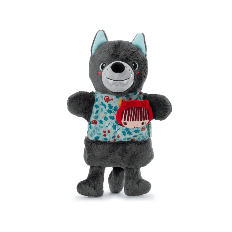 Marioneta de mano Louis el lobo Lilliputiens