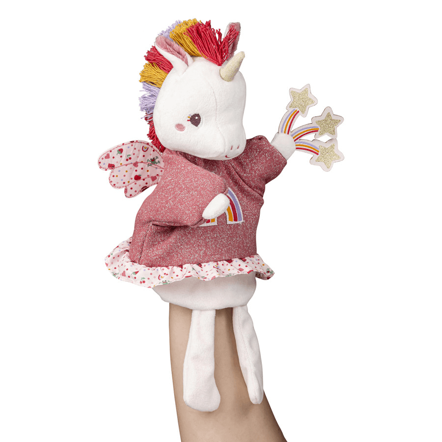Marioneta de mano unicornio Lilliputiens
