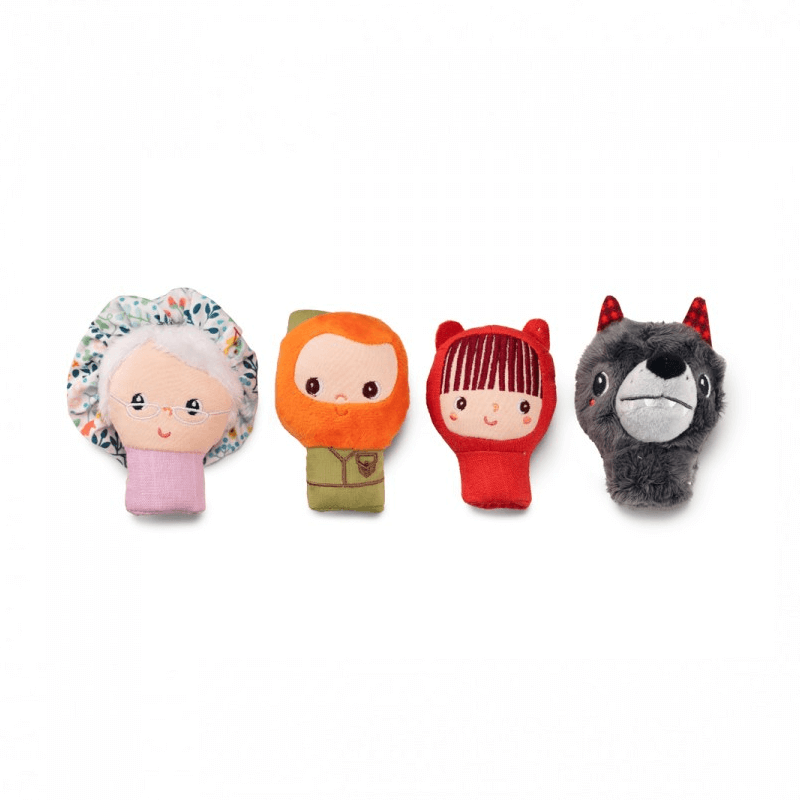 Marionetas de Dedo cuento Caperucita Roja Lilliputiens