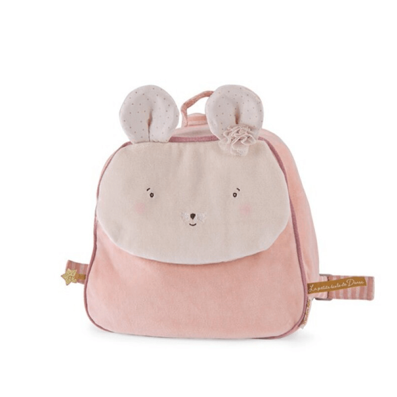 Mochila ratita rosa Moulin Roty
