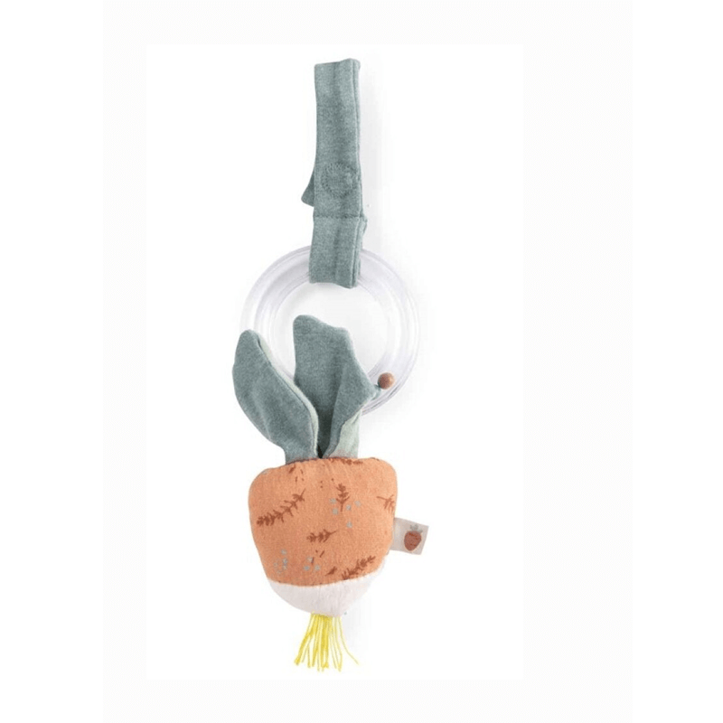 Mordedor sonajero Rábano Moulin Roty Trois Petits Lapins