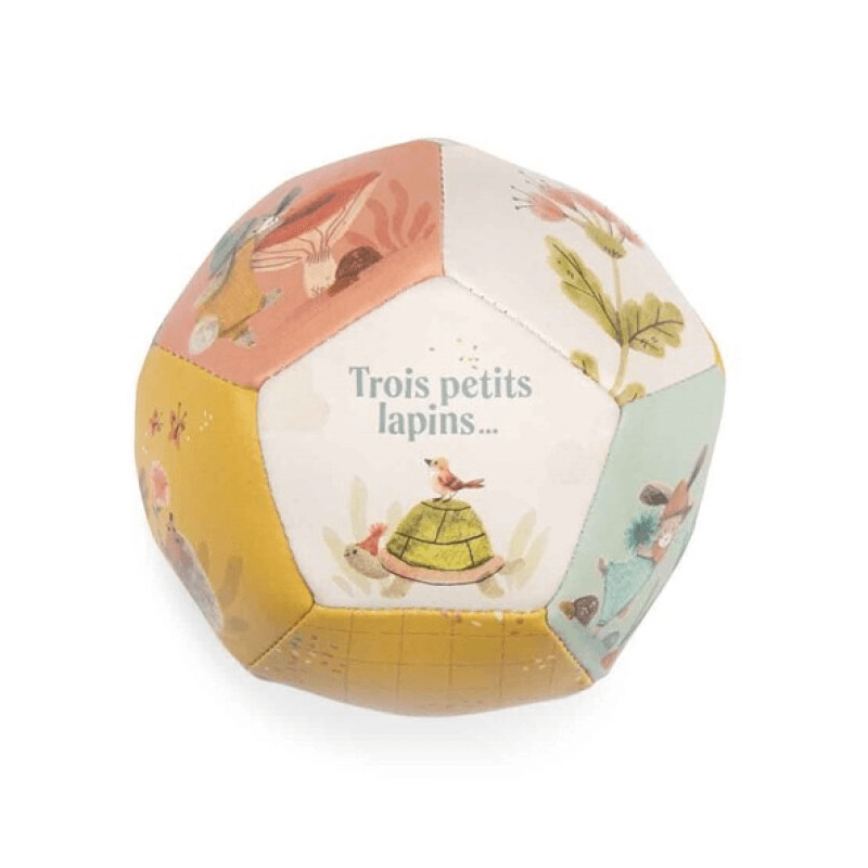 Pelota suave para Bebé Trois Petits Lapins Moulin Roty