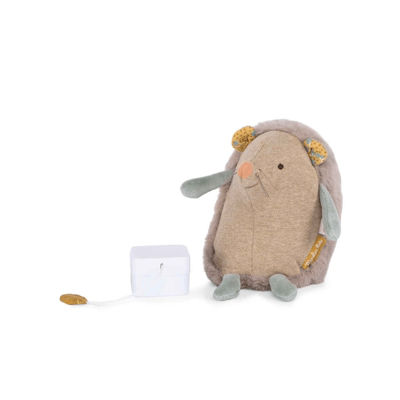 Peluche Erizo musical Moulin Roty Trois Petits Lapins