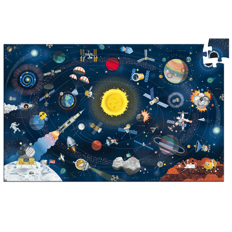 Puzzle Espacio 200 piezas Djeco