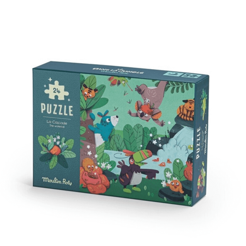 Puzzle fosforescente 24 piezas Jungla Moulin Roty