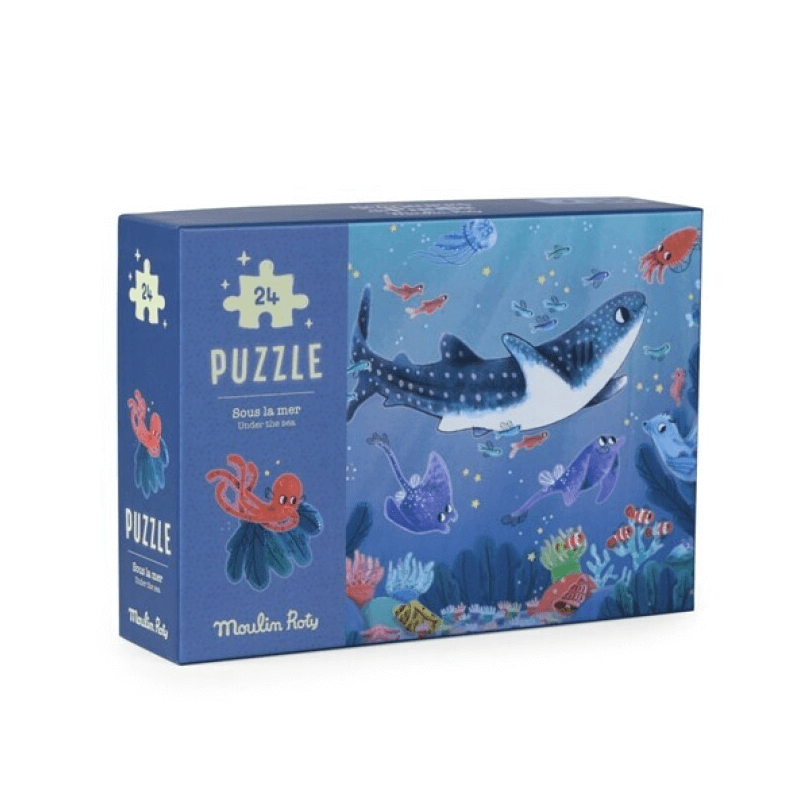 Puzzle fosforescente 24 piezas Oceano Moulin Roty