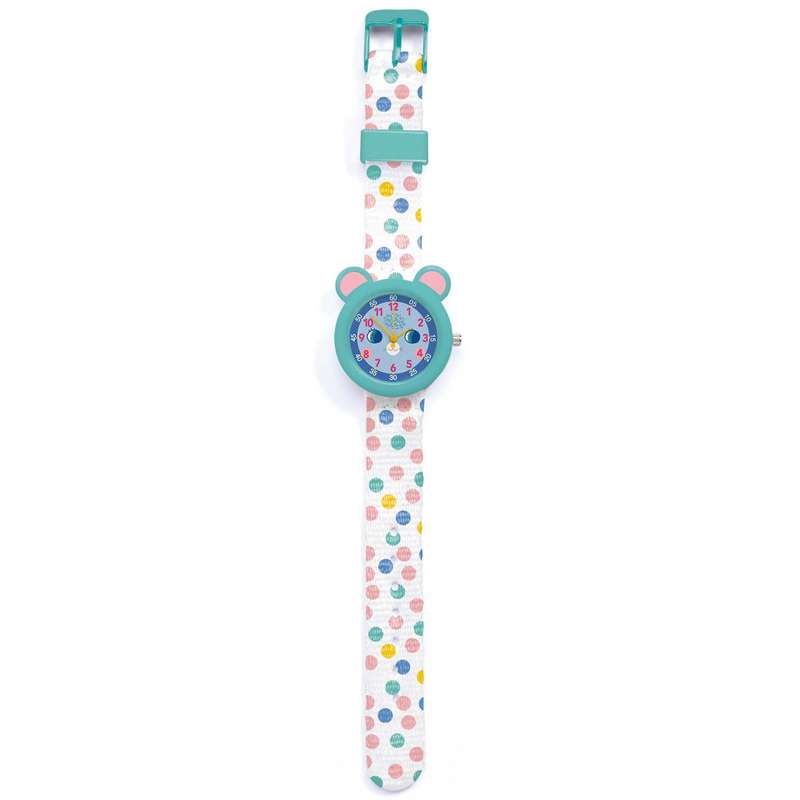 Reloj infantil ratón Ticlock Djeco
