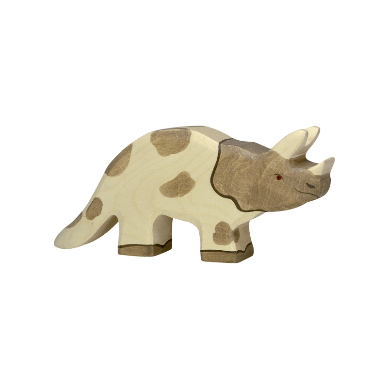 Triceratops de madera Holztiger