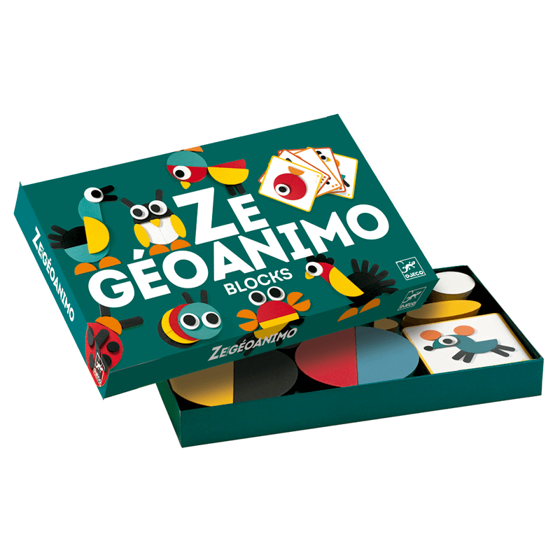 Ze Geoanimo construcción madera Djeco