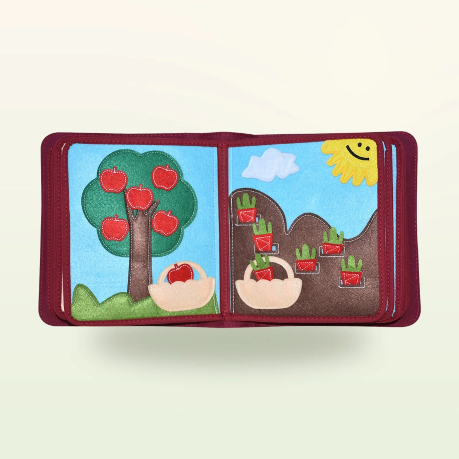 Libro montessori de habilidades para el día a día rojo - Imagen 2