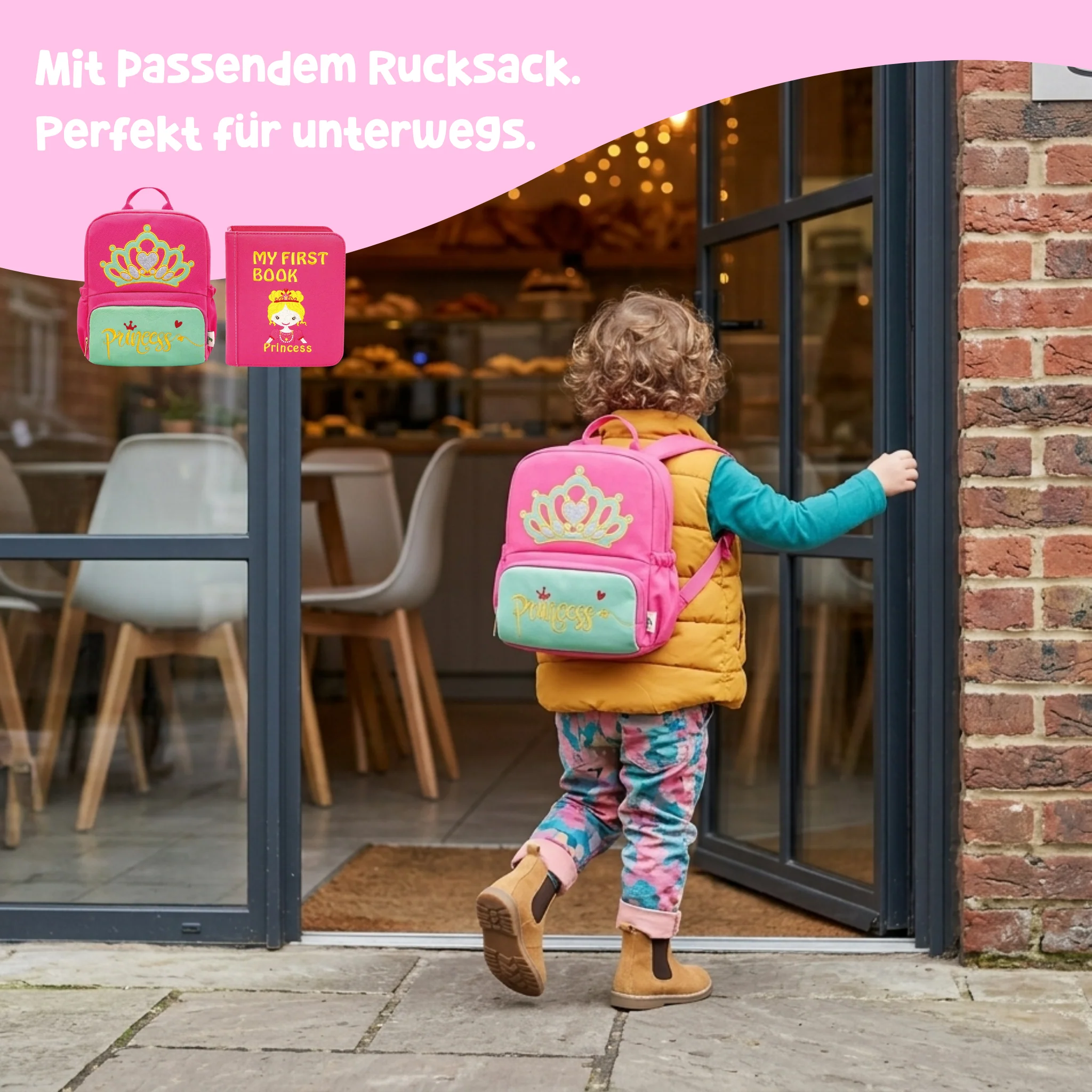 Libro montessori con mochila princesa - Imagen 4